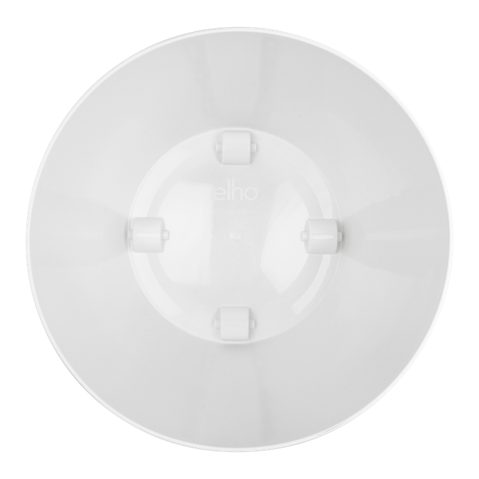 brussels round wheels 35cm white
